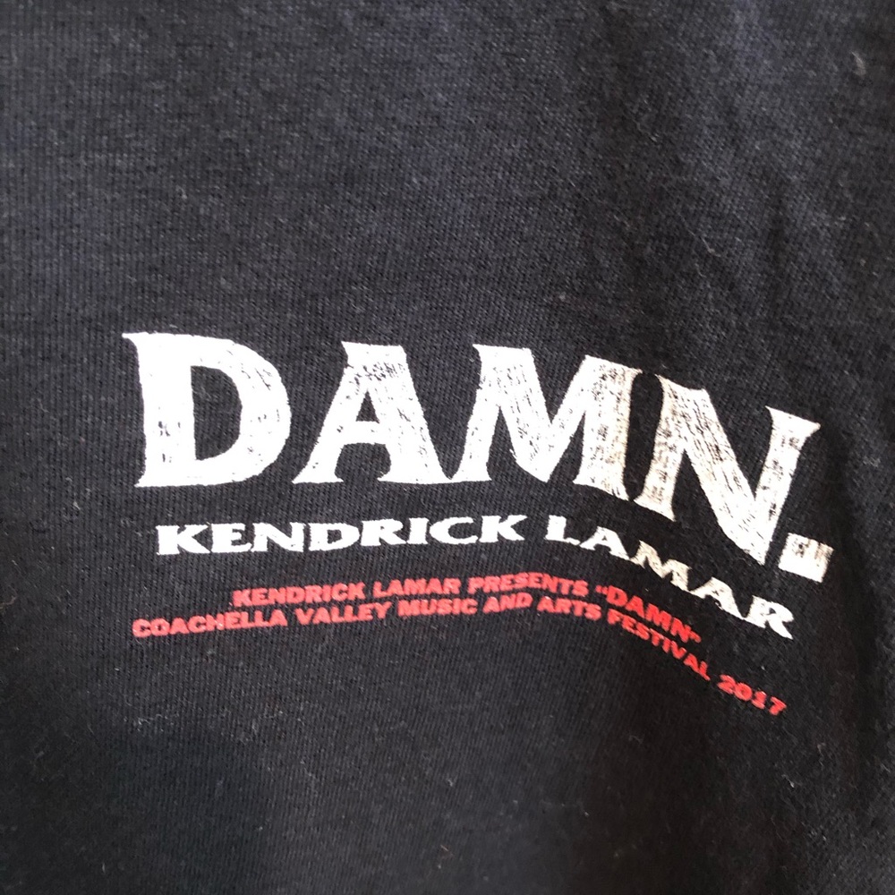Kendrick Lamar DAMN. Coachella L/S Shirt M